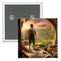 Bilbo Back in Shire Collage Buttons