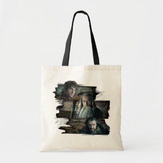 Bilbo, Gandalf, and Thorin Canvas Bag