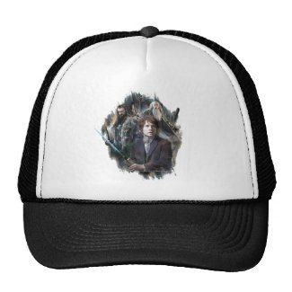 Bilbo, Thorin, and Gandalf Mesh Hats