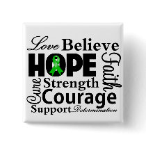 Bile Duct Cancer Collage of Hope Pin