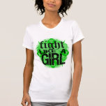 Bile Duct Cancer Fight Like A Girl Rock Ed. T-shirt