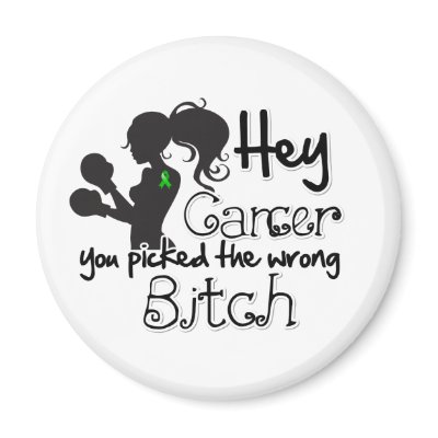 Bile Duct Cancer Hey You Picked The Wrong Bitch Magnet by cancerapparel