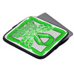 Bile Duct Cancer Hope Butterfly Portrait Laptop Sleeves