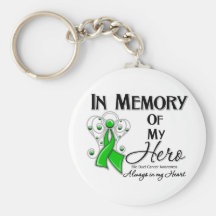 Bile Duct Cancer In Memory of My Hero Key Chains