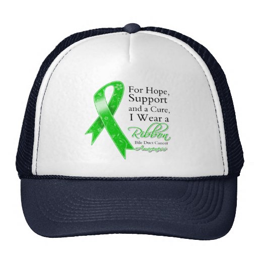 Bile Duct Cancer Support Hope Awareness Mesh Hat