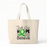 Bile Duct Cancer Typographic Faith Love Hope Bag