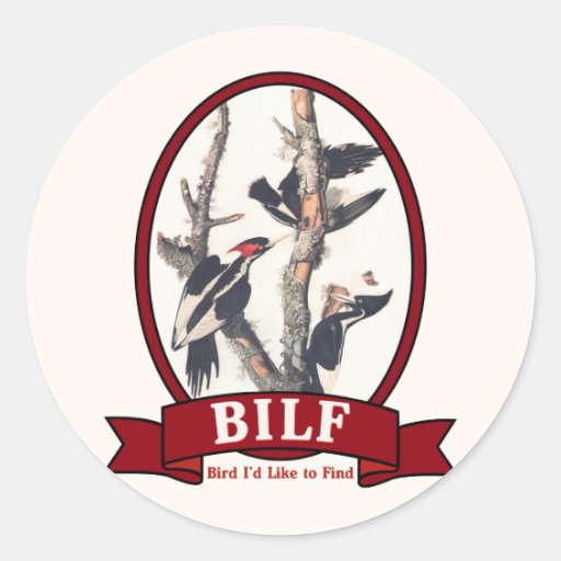 BILF ROUND STICKER