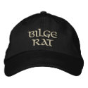 Bilge Rat embroidered hats