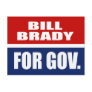 BILL BRADY FOR GOVERNOR POSTCARDS