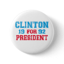 Bill Clinton 1992 buttons