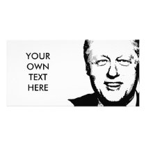 Bill Clinton 2 Photo Card Template
