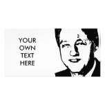 Bill Clinton 3 Photo Card Template