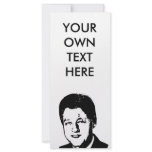 Bill Clinton 3 Personalized Rack Card
