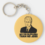 Bill Clinton: Better Blowjobs than No Jobs Key Chains