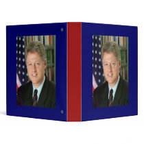Bill Clinton Vinyl Binders