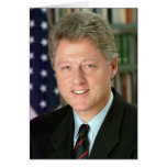 Bill Clinton Greeting Card