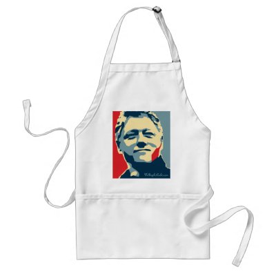 Bill Clinton - Grope: OHP Apron by obama_poster_hope