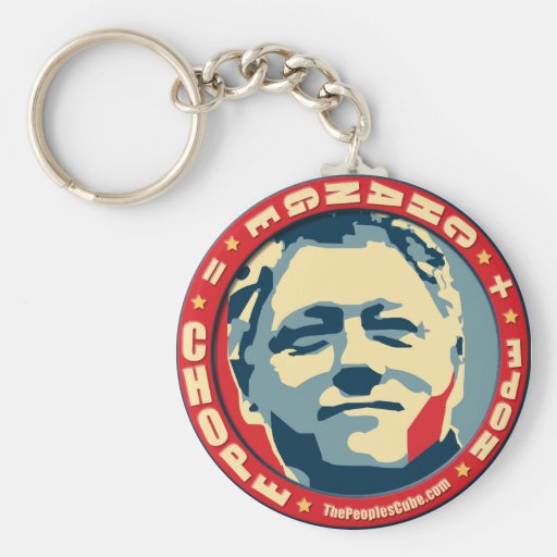Bill Clinton - Grope: OHP Keychain