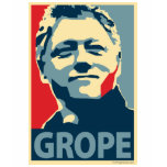 Bill Clinton - Grope: OHP Ladies Top Shirts