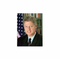 Bill Clinton photo sculptures