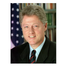 Bill Clinton Post Card