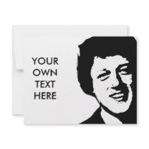 Bill Clinton retro invitations