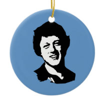 Bill Clinton retro ornaments
