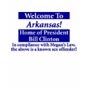 Bill Clinton: Sex Offender! t-shirts