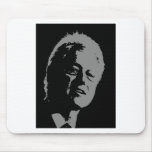 Bill Clinton silhouette Mouse Pads
