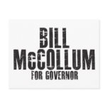 Bill McCollum For Governor 2010 Post Card