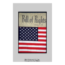 Bill of Rights and U.S. Flag posters by daysrays Bill of Rights and U.S. Flag posters