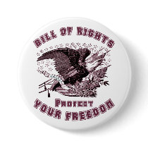 Bill Of Rights Pinback Button