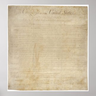 Bill of Rights Poster print