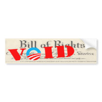 Bill of Rights - VOID! bumper stickers