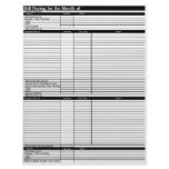 Bill Paying Schedule Sheets Letterhead Template