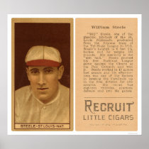 Bill Steele Cardinals Baseball 1912 Posters