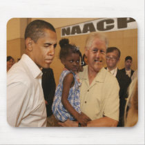 Bill With His Fam at work or home mousepads