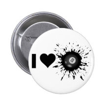 Billar del amor del explosivo I Pins