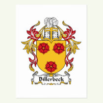 Billerbeck Family Crest Postcard