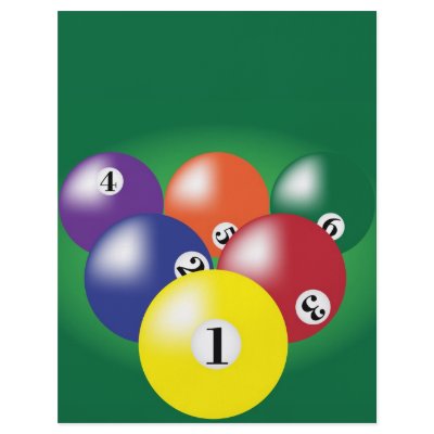 Billiard Background Full Color Flyer by JAM_Design