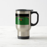 Billiard Balls on Table: 3D Model: Travel Mug