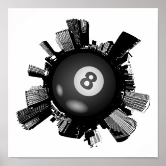 Billiard City print