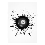 Billiard Explosion Personalized Announcement