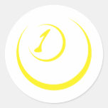 Billiard One Ball Icon Sticker