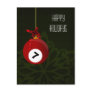 billiard player Christmas Cards Postcard