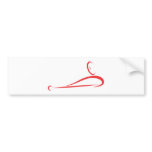 Billiard Player Icon Bumper Sticker