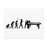 Billiard Player Post Card