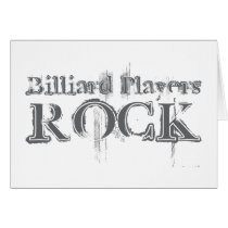 Billiard Players Rock cards by busybrain Billiard Players Rock cards