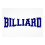Billiard  University Style Invitation