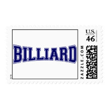 Billiard  University Style Postage Stamps